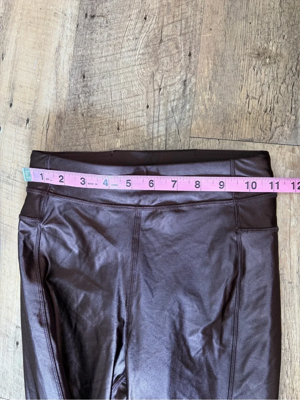 Lululemon Espresso Satin Shine High-Rise Tights Leggings Athleisure Workout